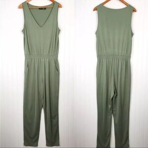Rachel Zoe Sage Green Sleeveless Jumpsuit